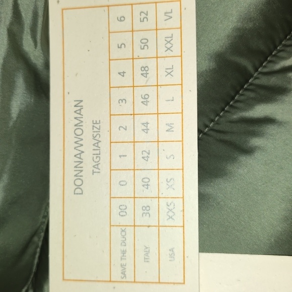 🆕 🦆 SAVE THE DUCK Elsie Jacket-Seaweed Green - Picture 8 of 11